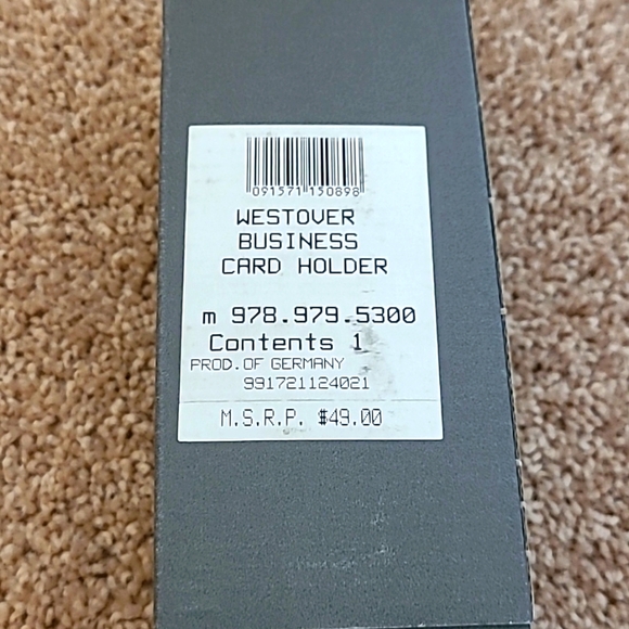 Waterford Vintage Westover Crystal Business Card Holder, NIB! - Picture 4 of 5